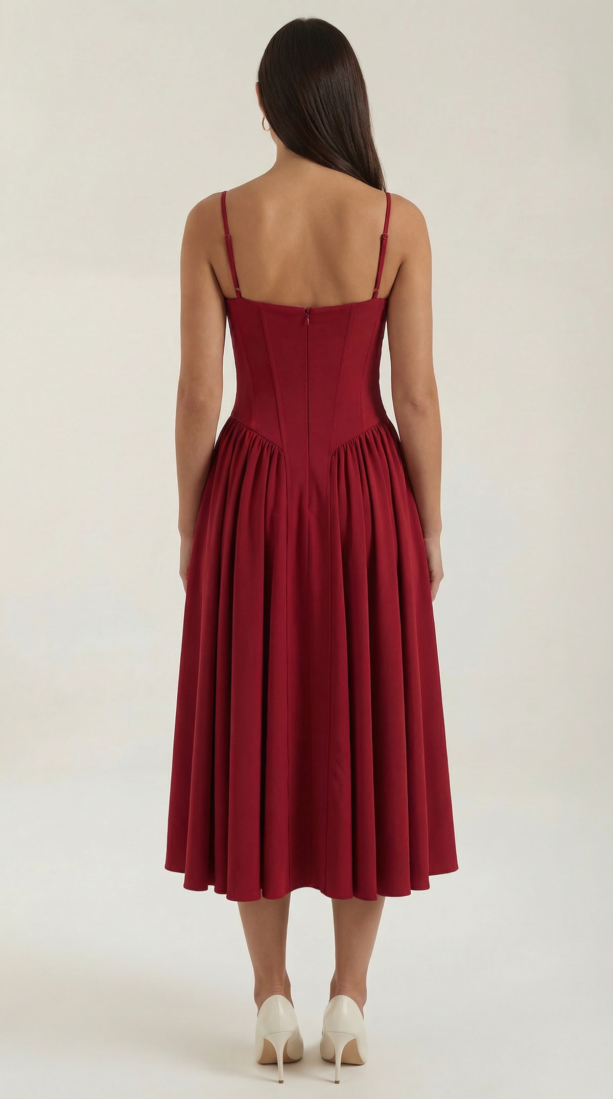 Marielle - Women's Floral Corset Wedding Guest Midi Dress - photo 24