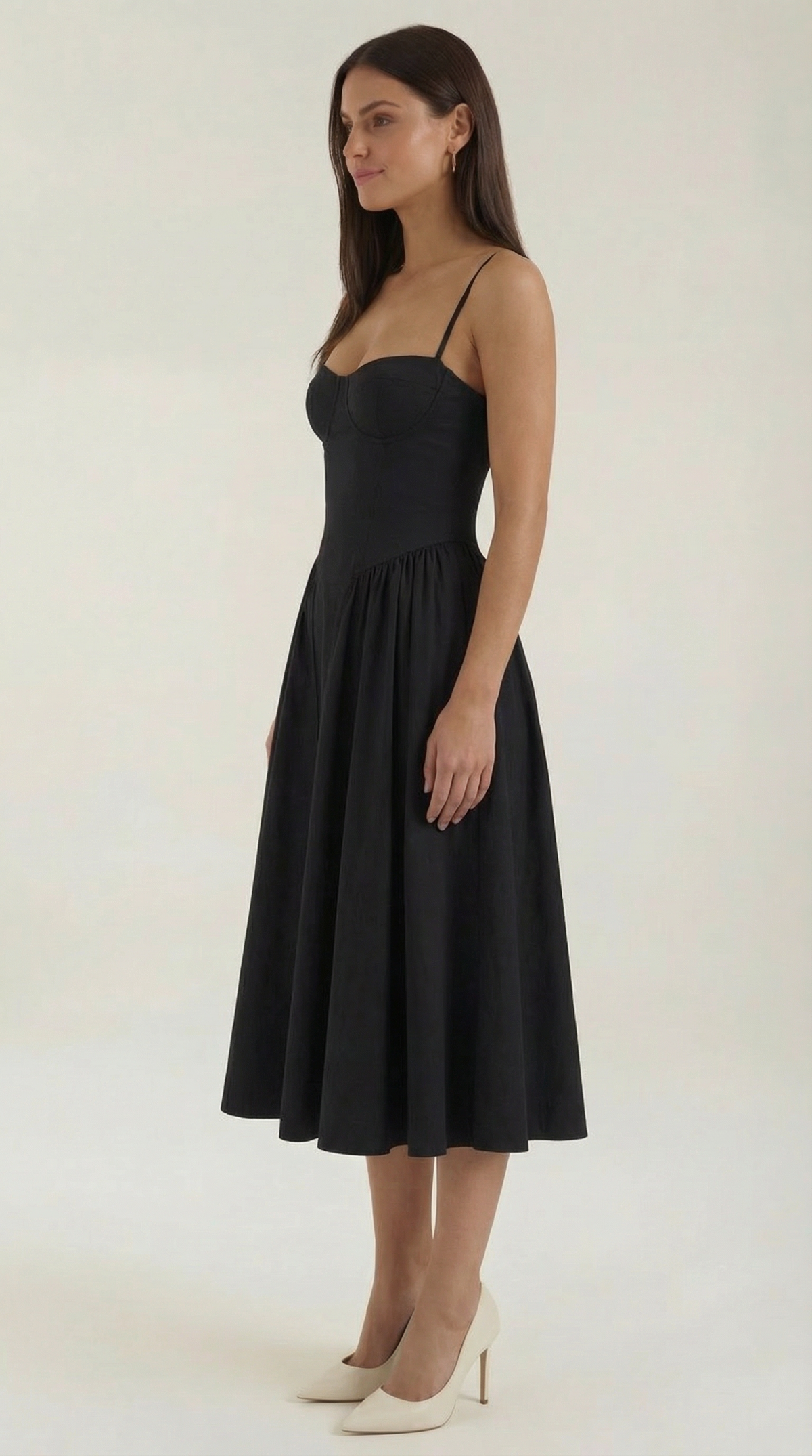 Marielle - Women's Floral Corset Wedding Guest Midi Dress - photo 7