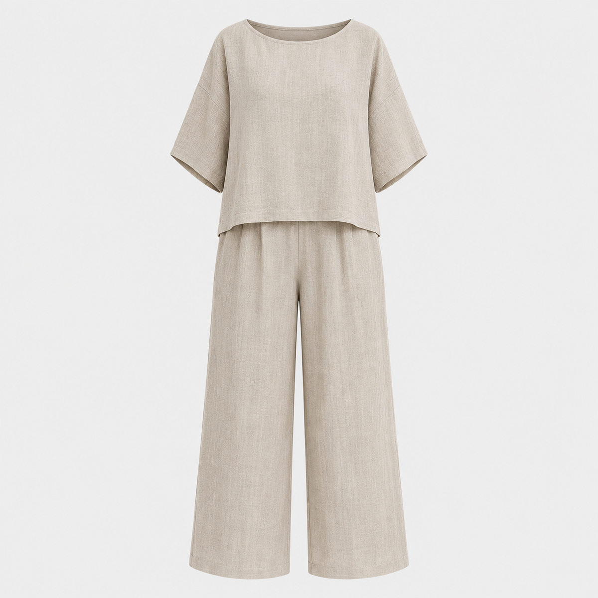 Mireille - Women's Relaxed Two-Piece Set with Wide Leg - photo 5