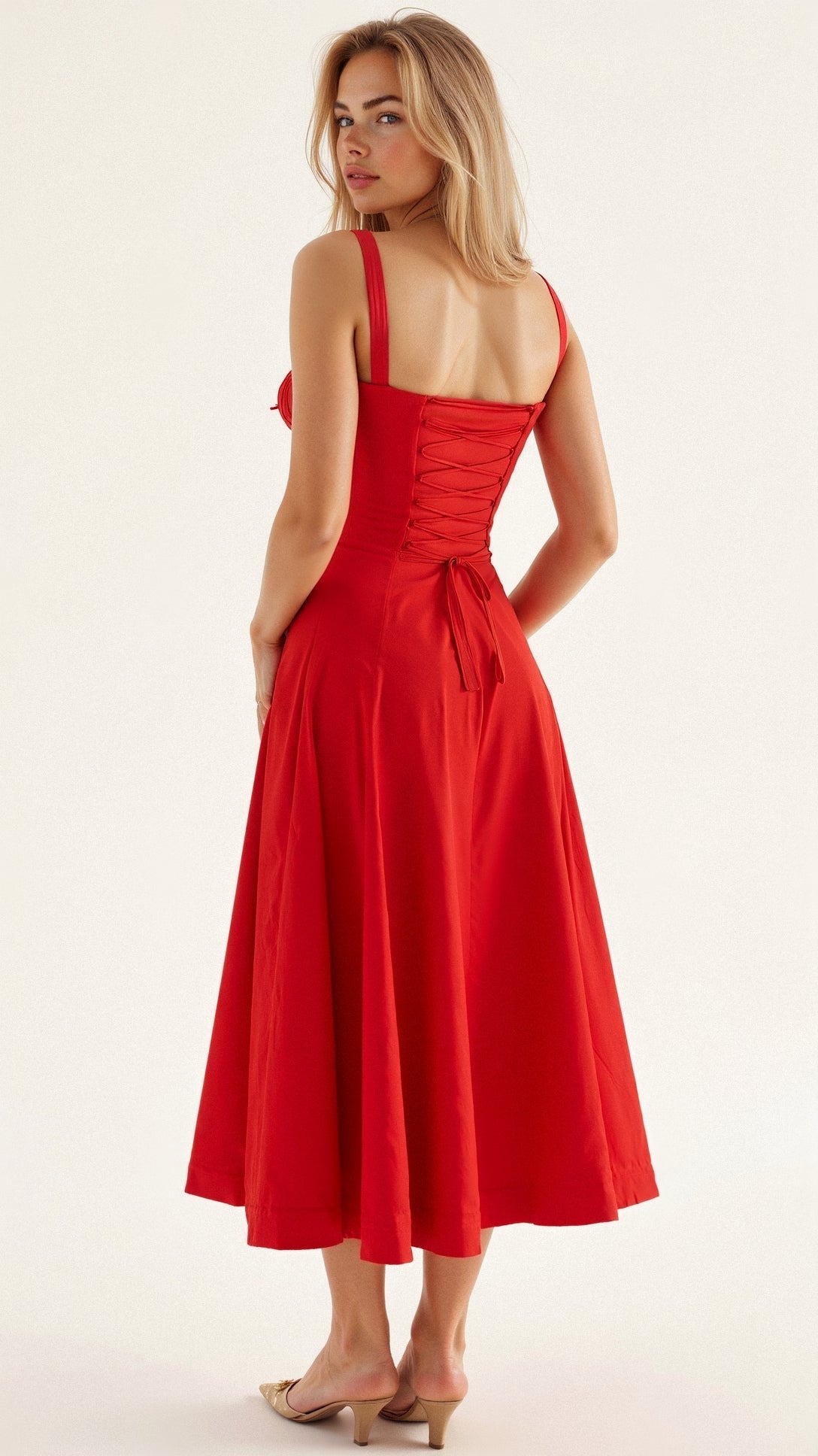 Elegant Waist Dress with Flattering Fit - photo 14