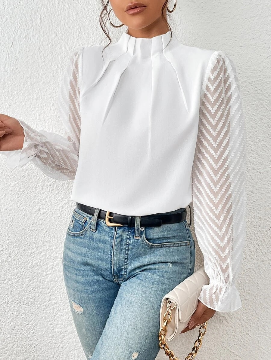Odile - Women's Long-sleeved Blouse - photo 3