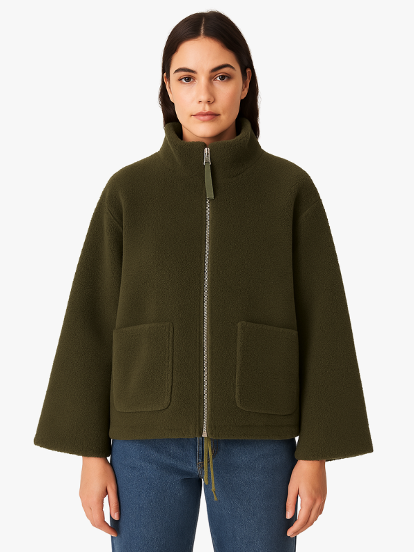 Ultra-Soft Oversized Sherpa Fleece Jacket Stylish for Cold Weather - photo 11