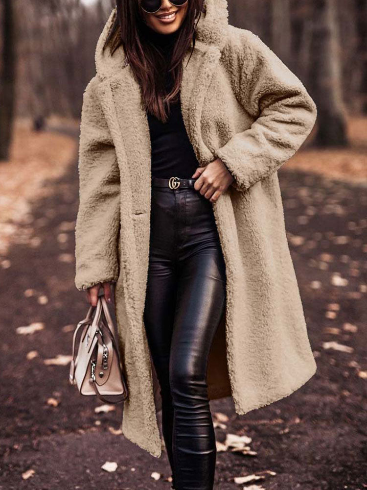Rosemary - Women's Relaxed Coat with a Fleece Lining - photo 6