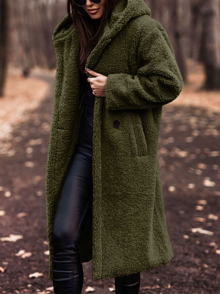 Rosemary - Women's Relaxed Coat with a Fleece Lining - photo 8