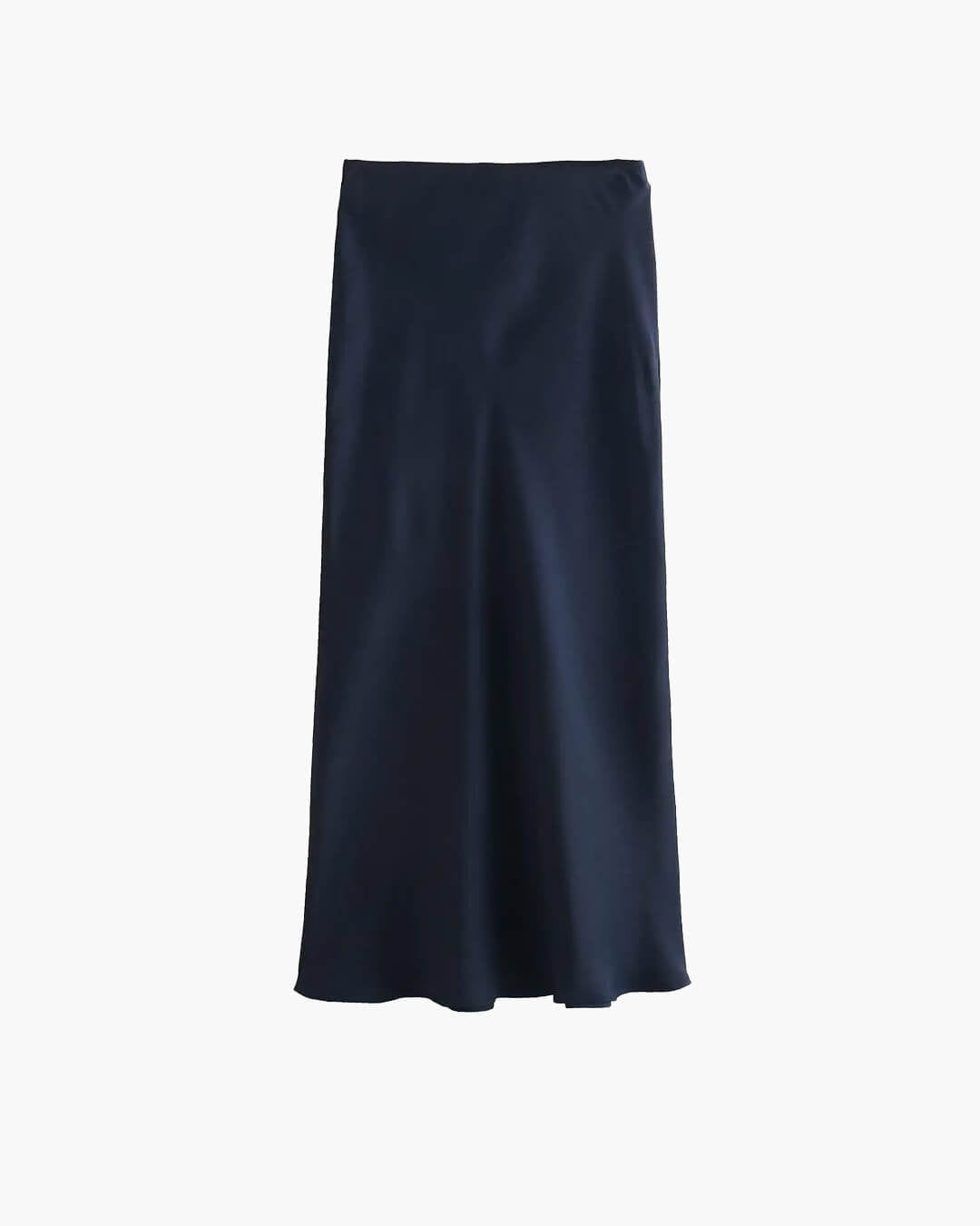 Anais - Women's High Waist Satin Midi Skirt for Office and Evening - photo 7