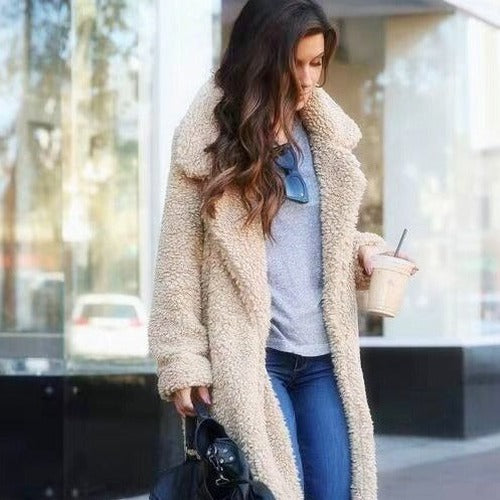 Soft Women's Fleece Teddy Coat Long Style - photo 1