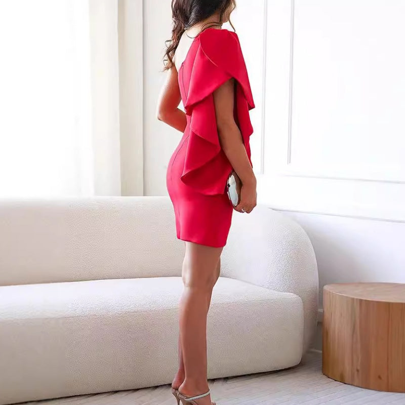 Women's Fitted Cocktail Mini Dress - photo 5