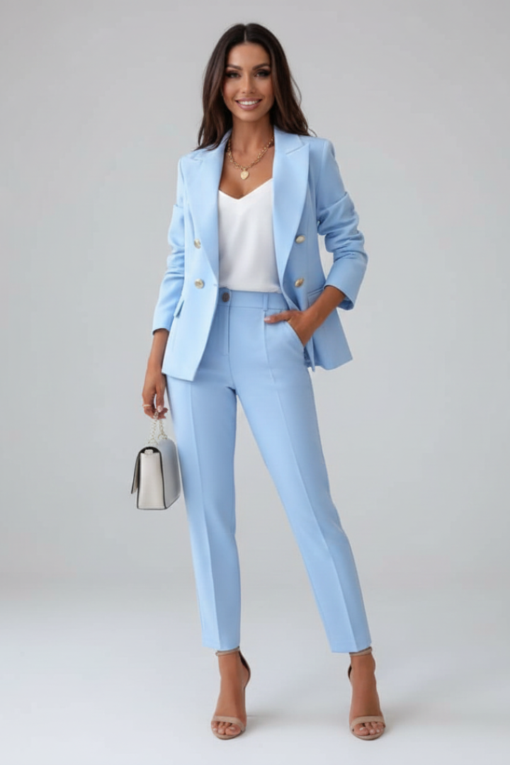 Theresine - Women's Two-Piece Suit Set with Blazer - photo 1