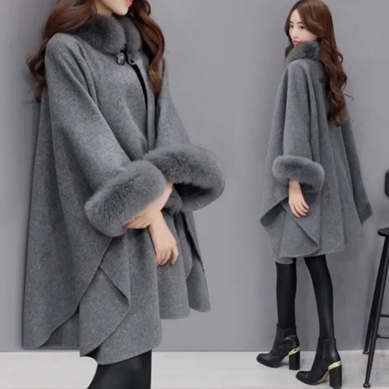 Ulrica - Women's Relaxed Coat with Roll Neck - photo 1
