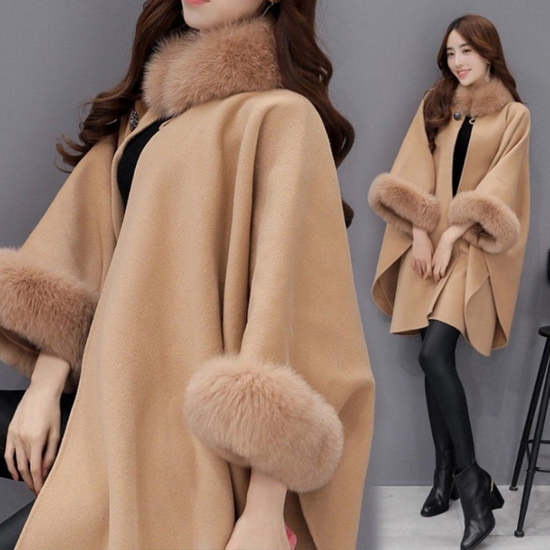 Ulrica - Women's Relaxed Coat with Roll Neck - photo 5