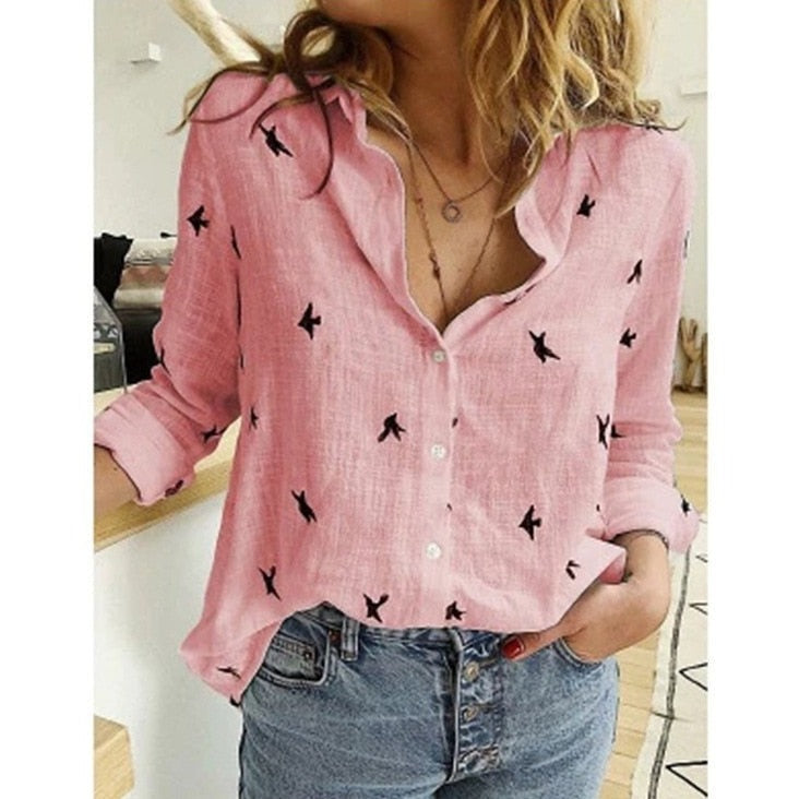 Elegant Linen Women's Blouse - Stylish & Comfortable - photo 1