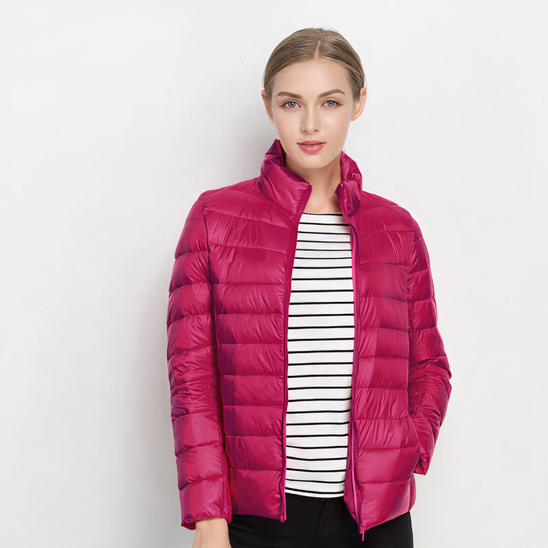 William - Women's Puffer Jacket with Stand Collar - photo 6