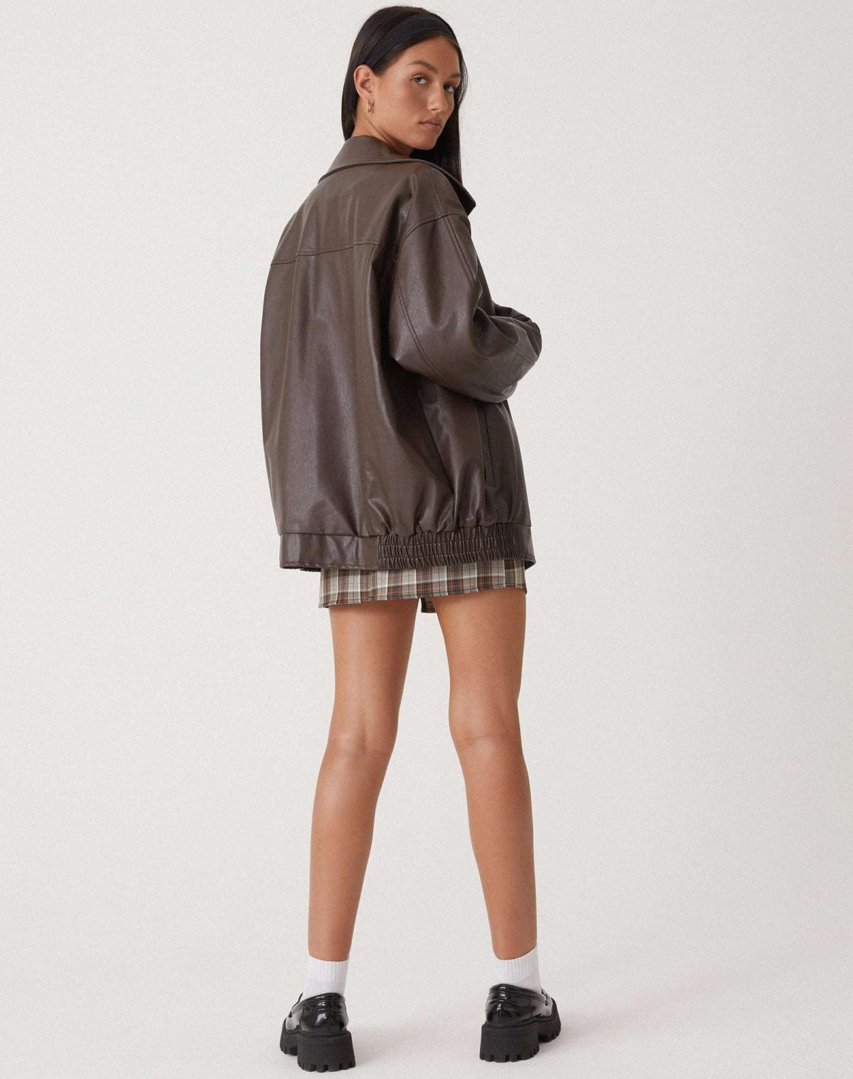 Robin - Women's Oversized Vintage Bomber Jacket - photo 2
