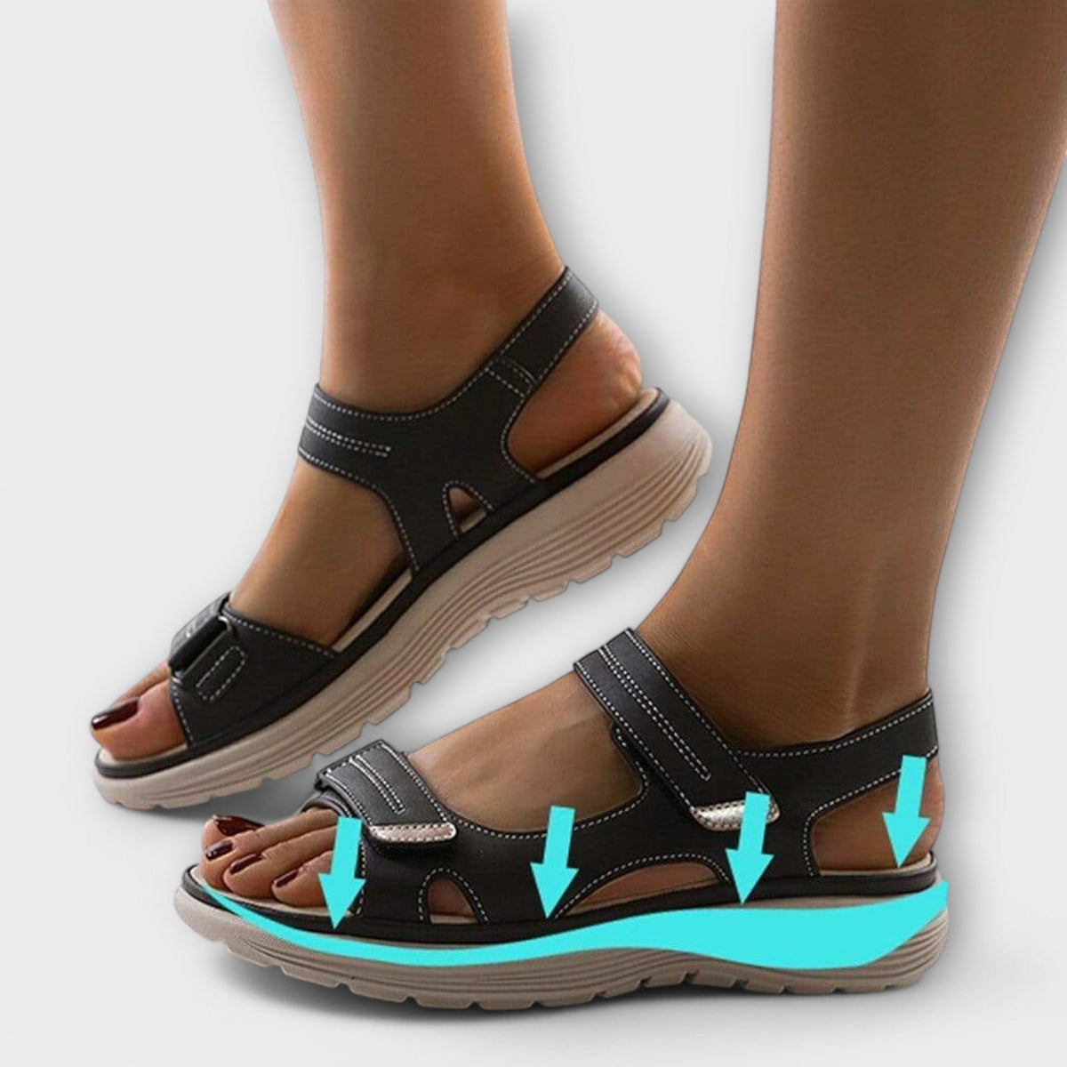 Nally - Women's Orthopedic Comfort Sandals - photo 4