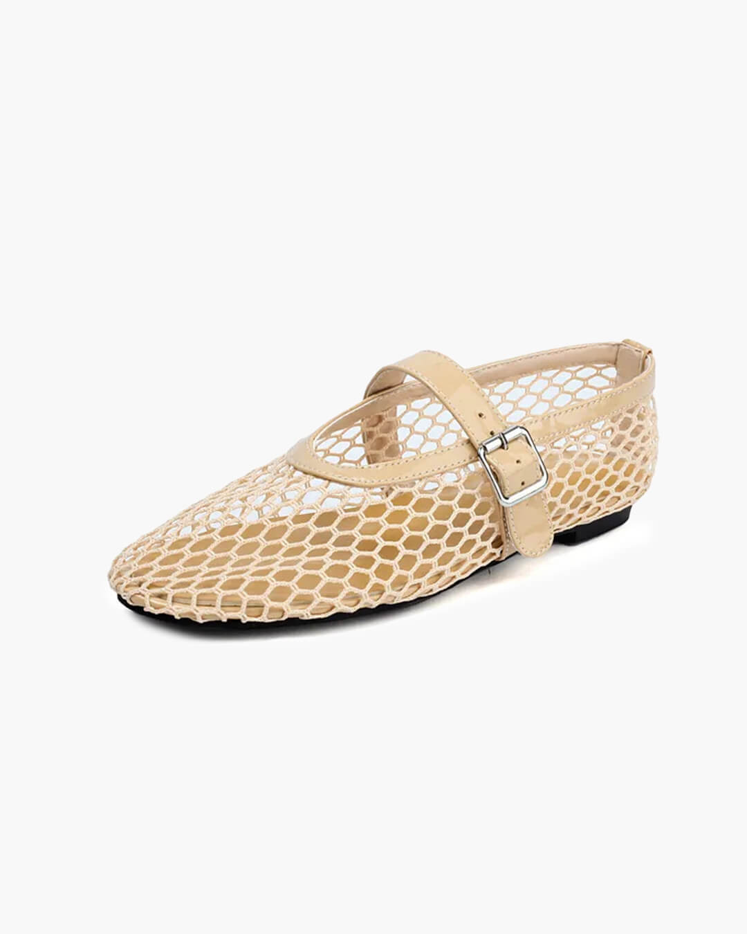 Lena - Women's Wide Toe Box Mesh Ballet Flats - photo 16
