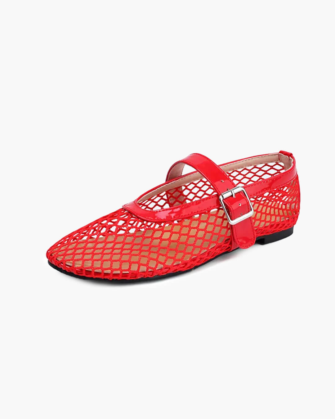 Lena - Women's Wide Toe Box Mesh Ballet Flats - photo 19