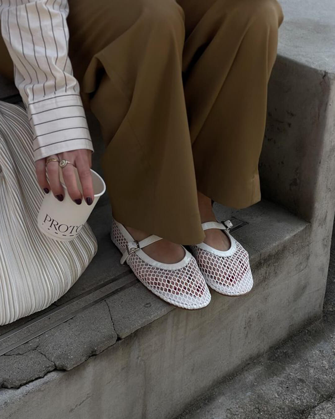 Margaret - Women's Breathable Mesh Ballet Flats - photo 6