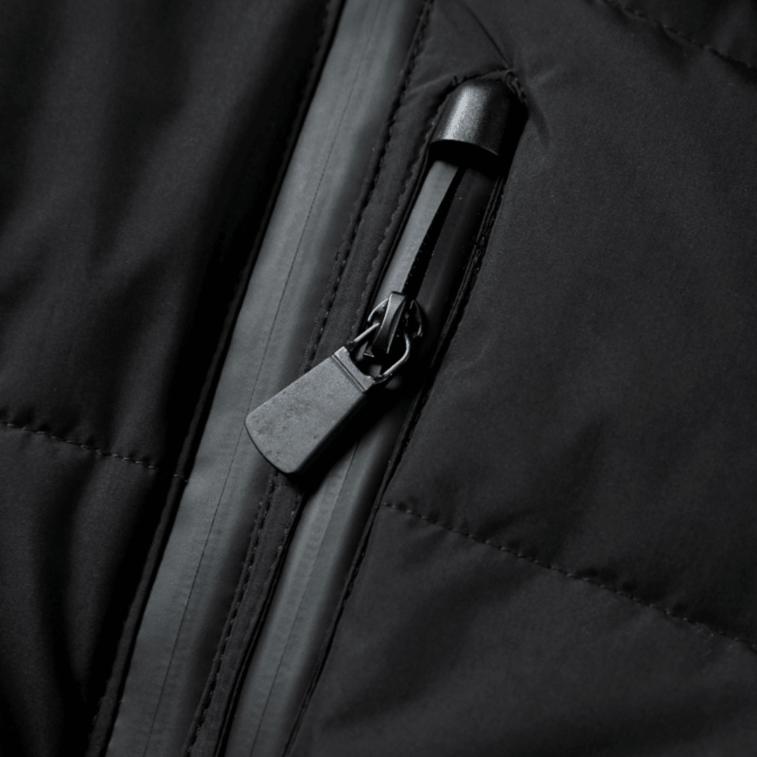 Oriana - Women's Puffer Jacket with Tie Belt and Hood - photo 3