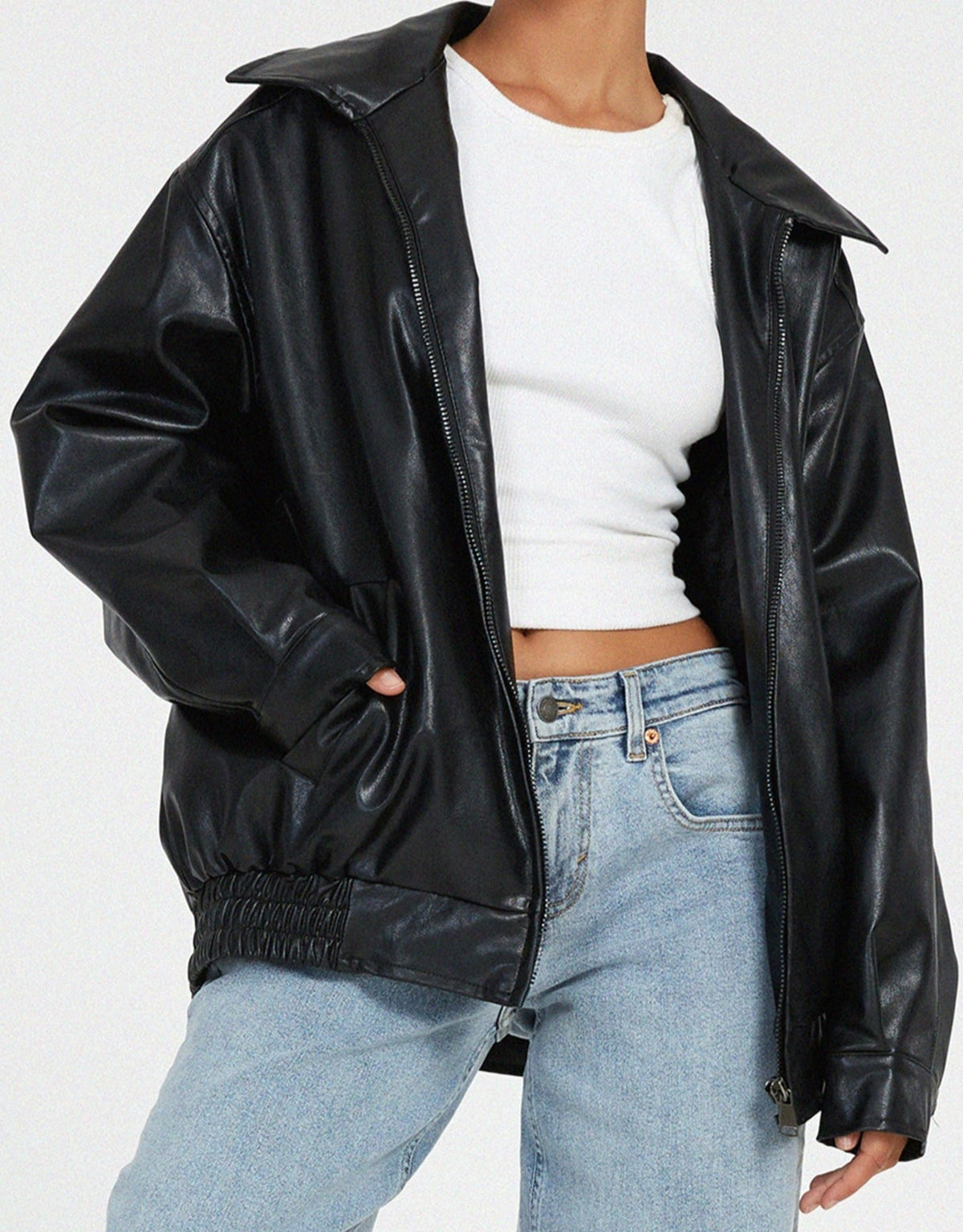 Robin - Women's Oversized Vintage Bomber Jacket - photo 7