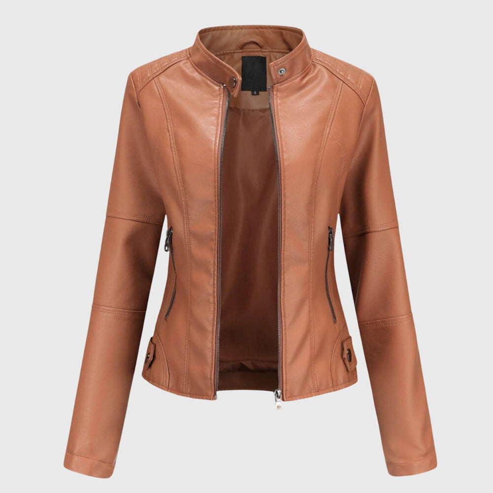 Giorgina - Stylish Leather Jacket For Women - photo 3