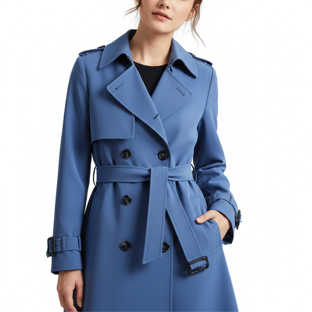 Babylon - Women's Longline Single Breasted Trench Coat - photo 3
