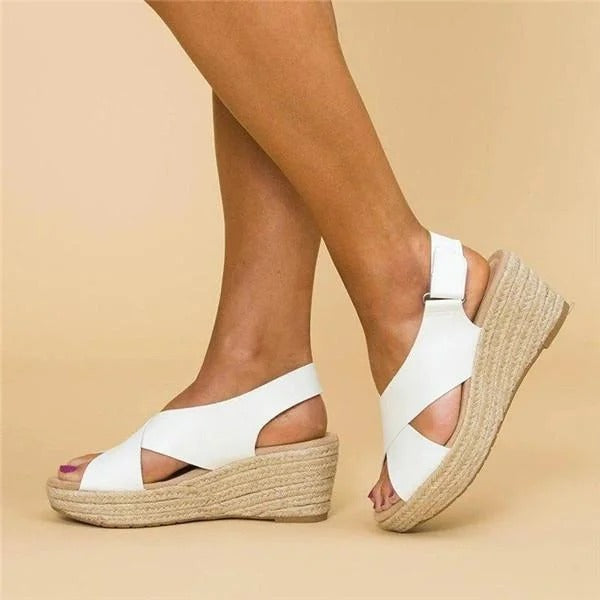Elara - Women's Orthopedic Espadrille Wedges - photo 3