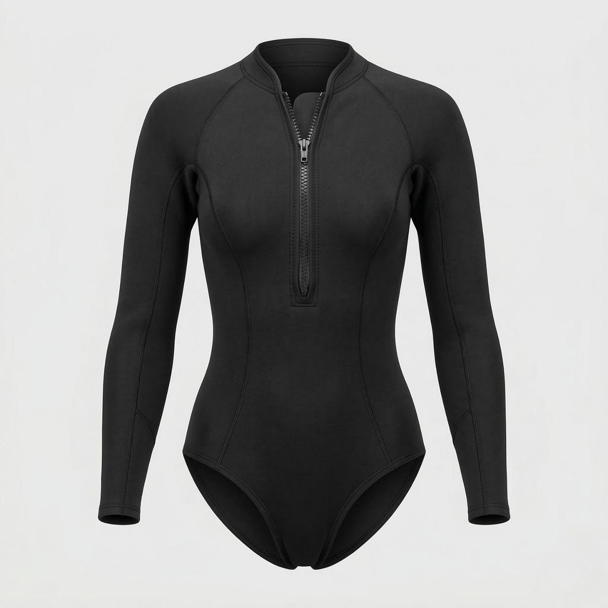 Women's Long Sleeve Tropical Surf Suit with UV Protection - photo 8