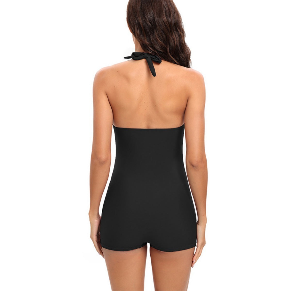 Women's One Piece Swimsuit with Tummy Control and Flat Angle Neckline - photo 11
