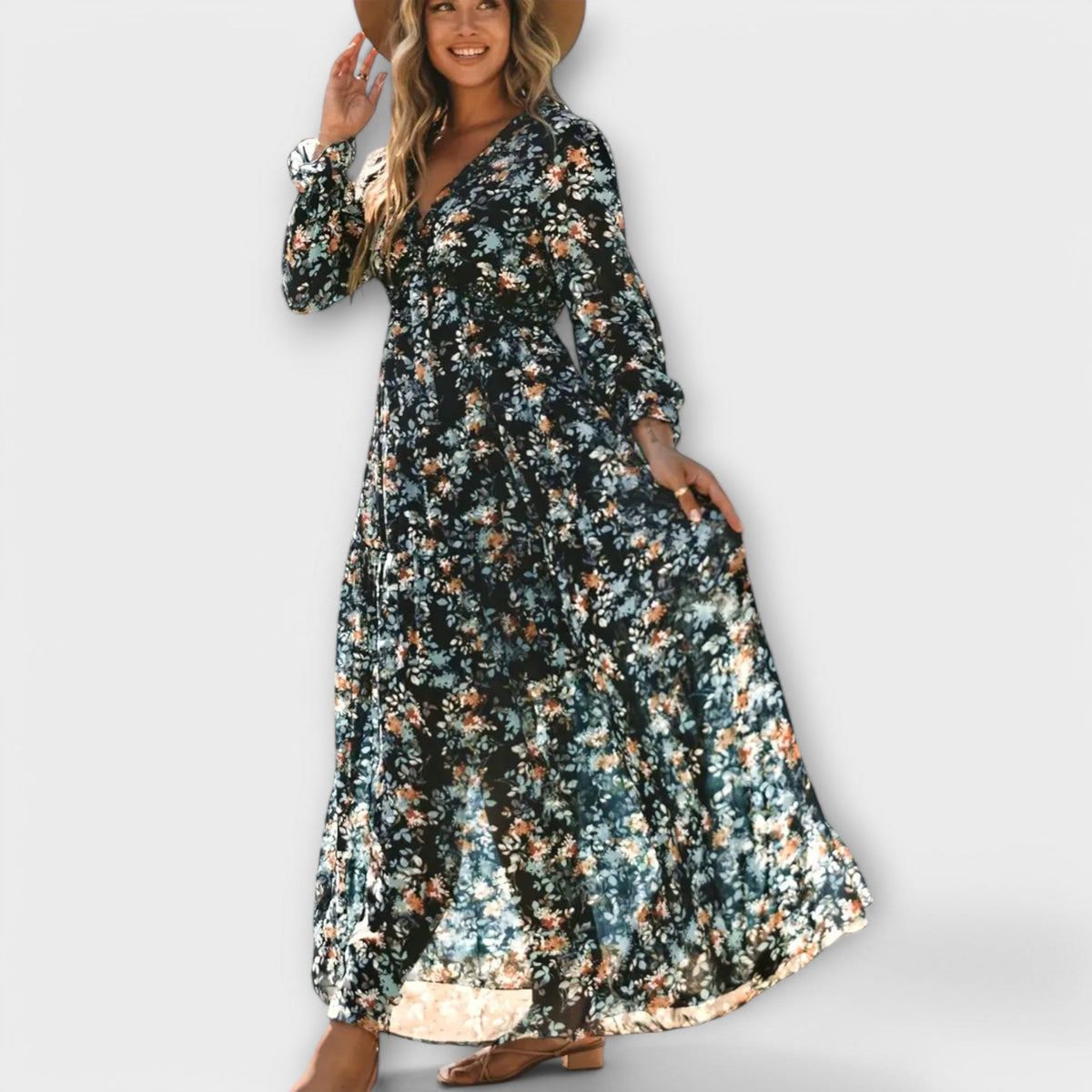 Women's Wilma™ | Floral V-Neck Maxi Dress - photo 4