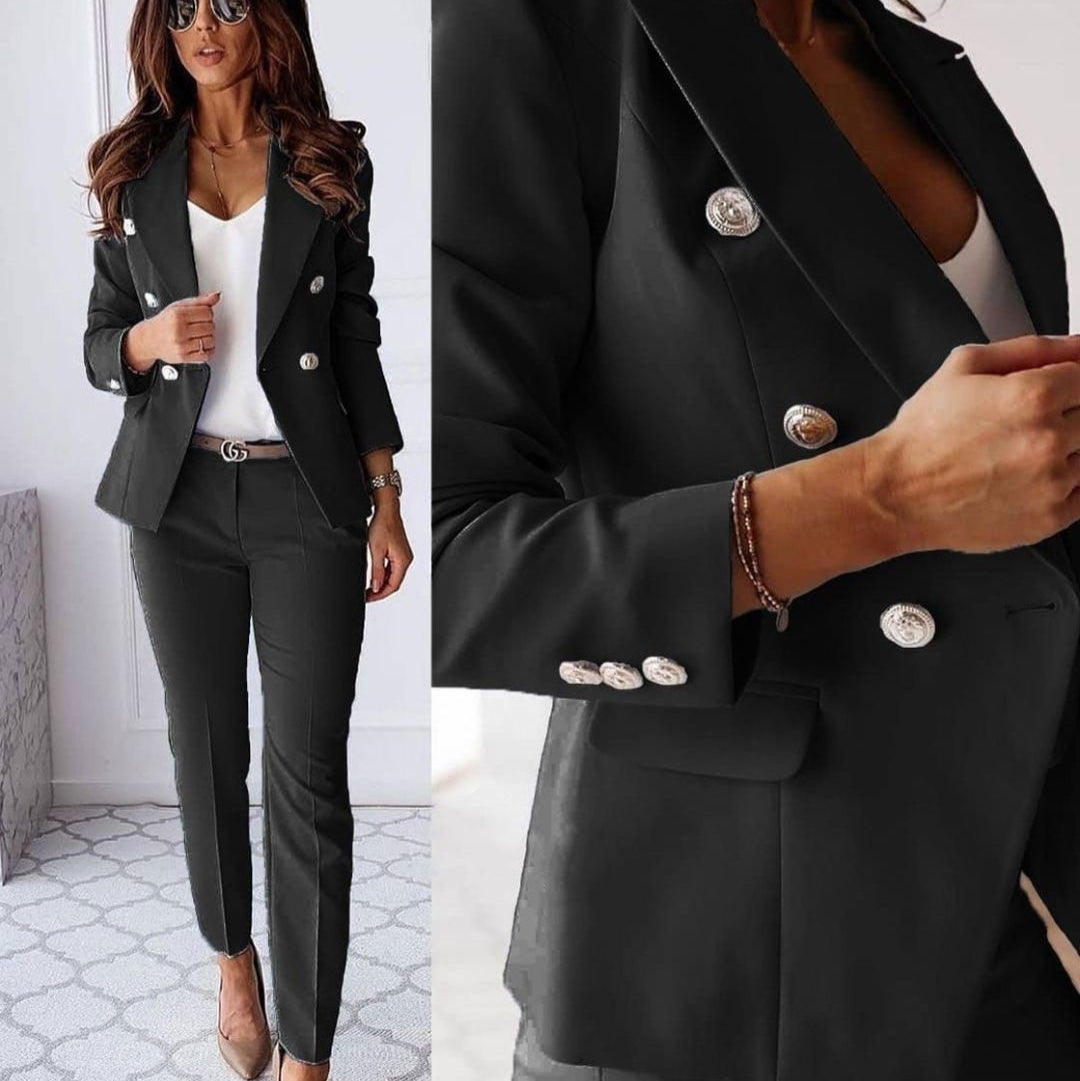 Women's Double-Breasted Suit Set - Stylish Lily Design - photo 1