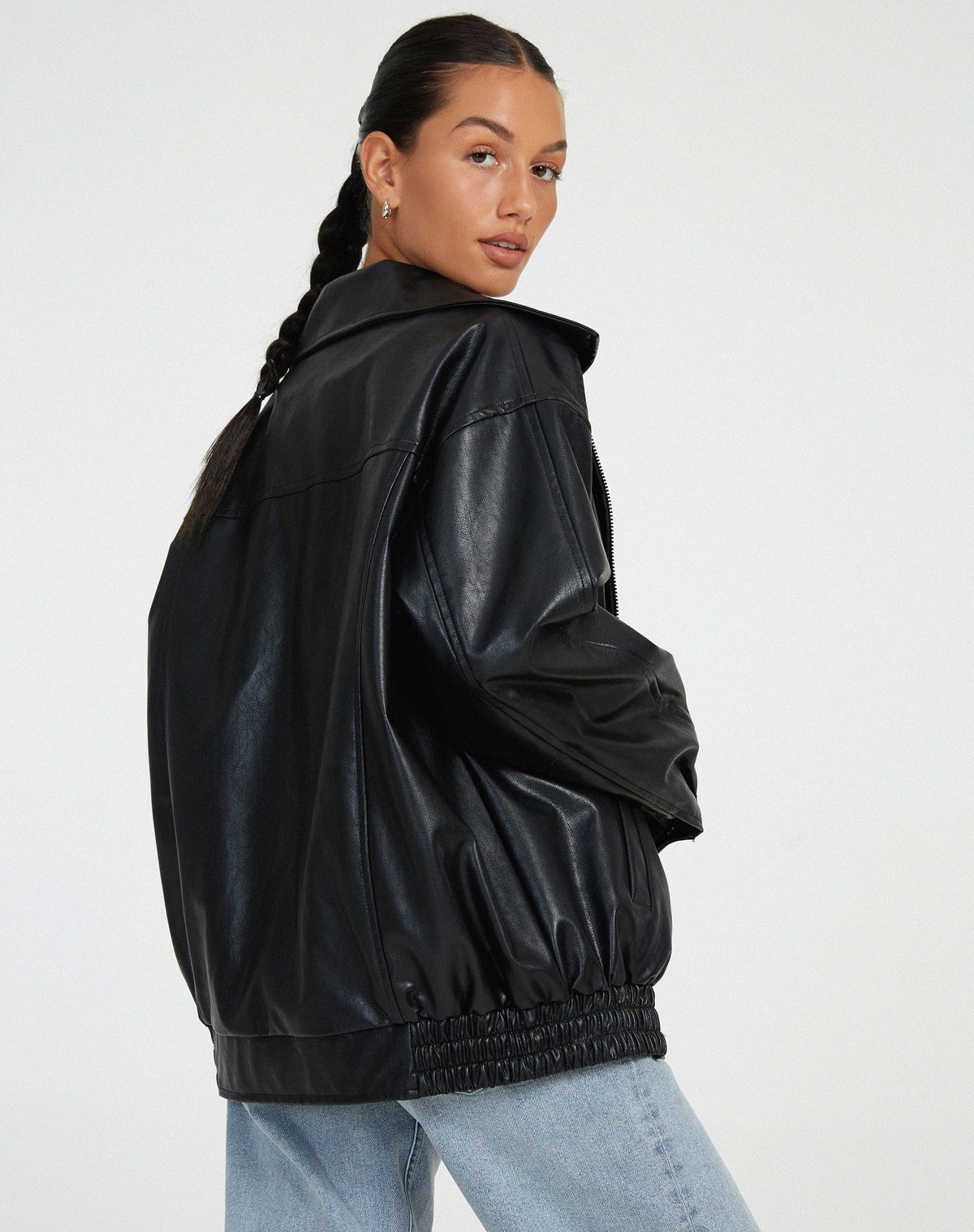 Robin - Women's Oversized Vintage Bomber Jacket - photo 8