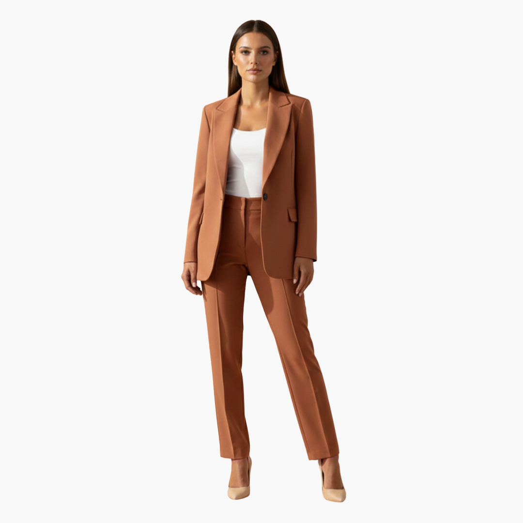 Women's Tailored Blazer and Trouser Suit Two Piece Set - photo 10