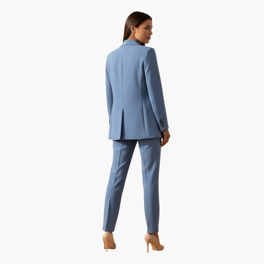 Women's Tailored Blazer and Trouser Suit Two Piece Set - photo 4