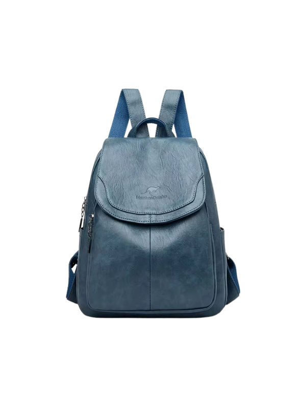 Isla - Women's Anti-Theft PU Leather Backpack with RFID Protection and Stylish Design - photo 2