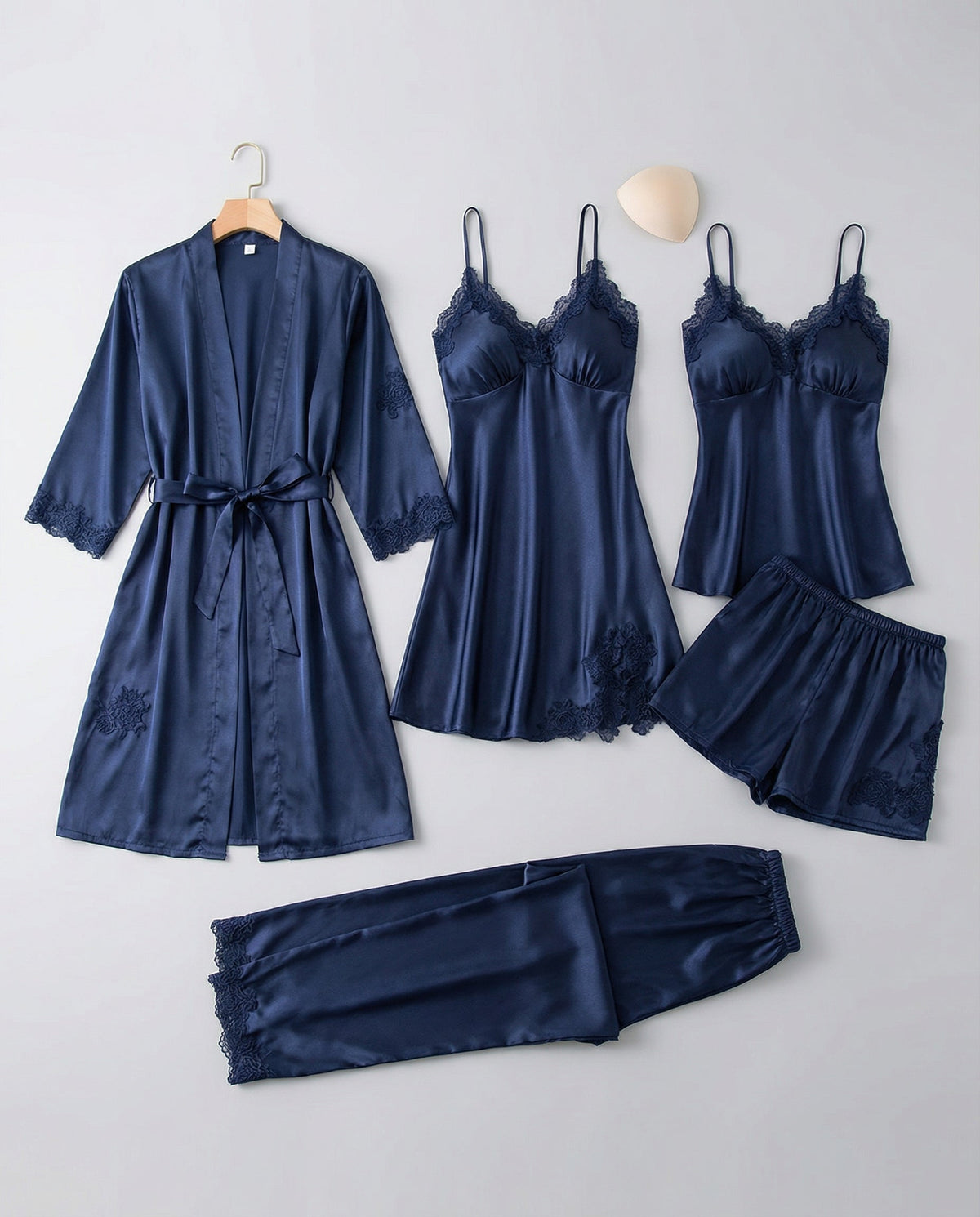 Women's Luxurious Silk Pajama Set - photo 8