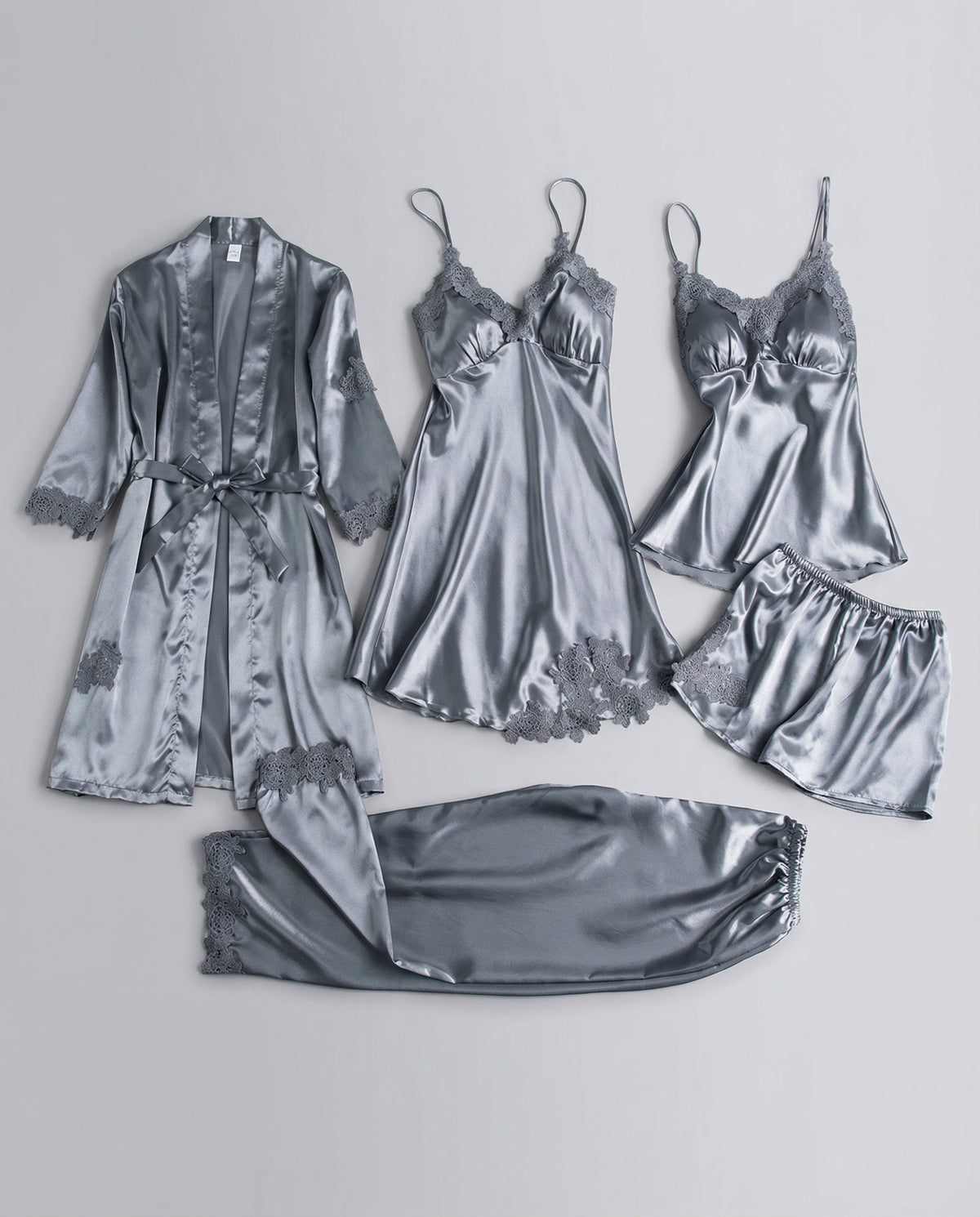 Women's Luxurious Silk Pajama Set - photo 5