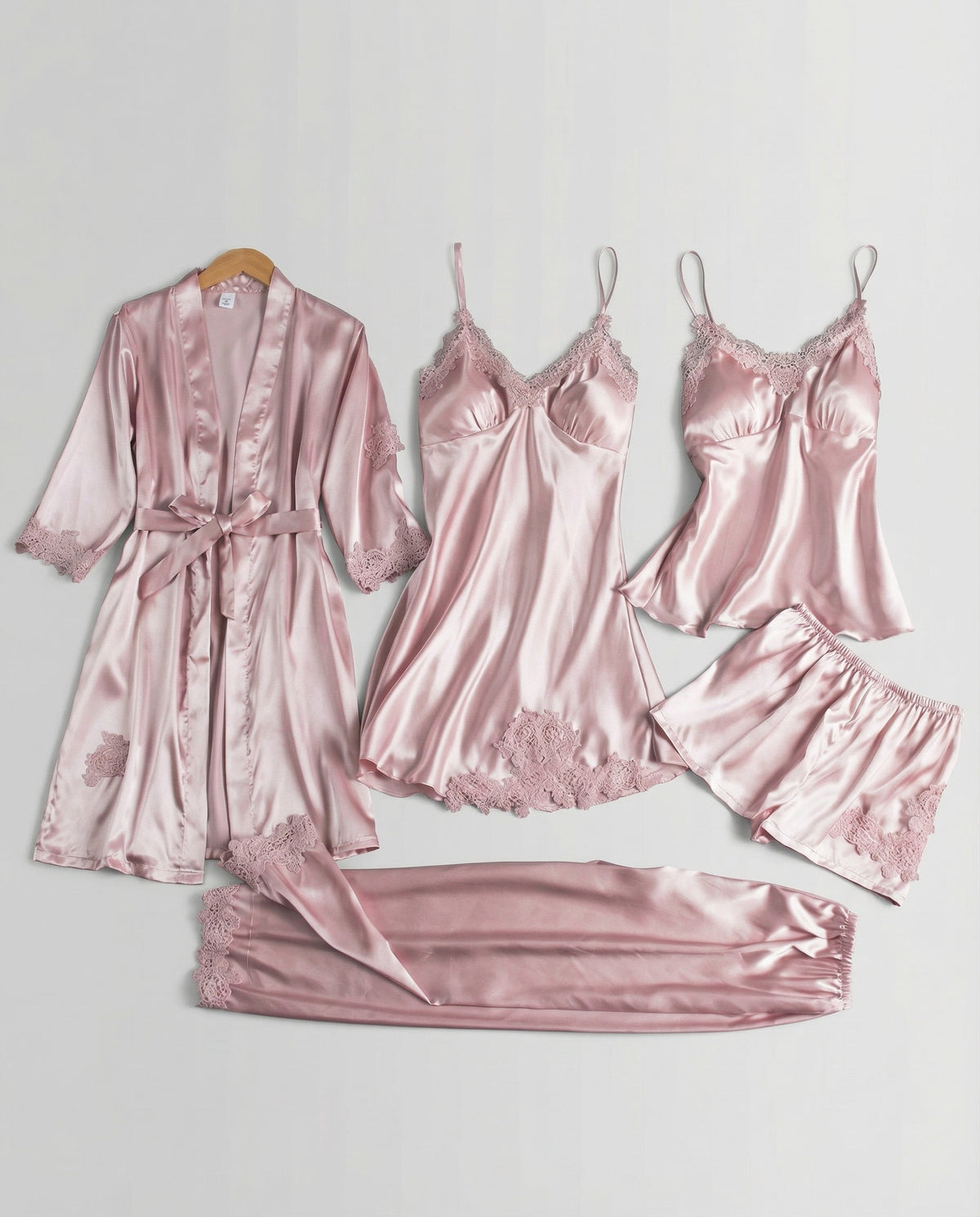 Women's Luxurious Silk Pajama Set - photo 3