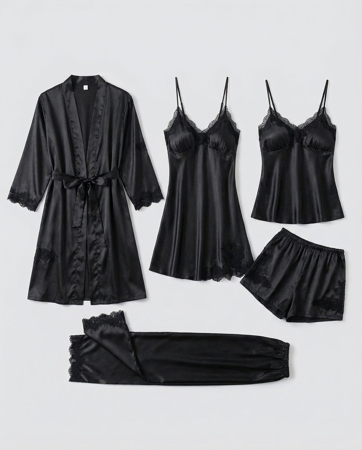Women's Luxurious Silk Pajama Set - photo 6