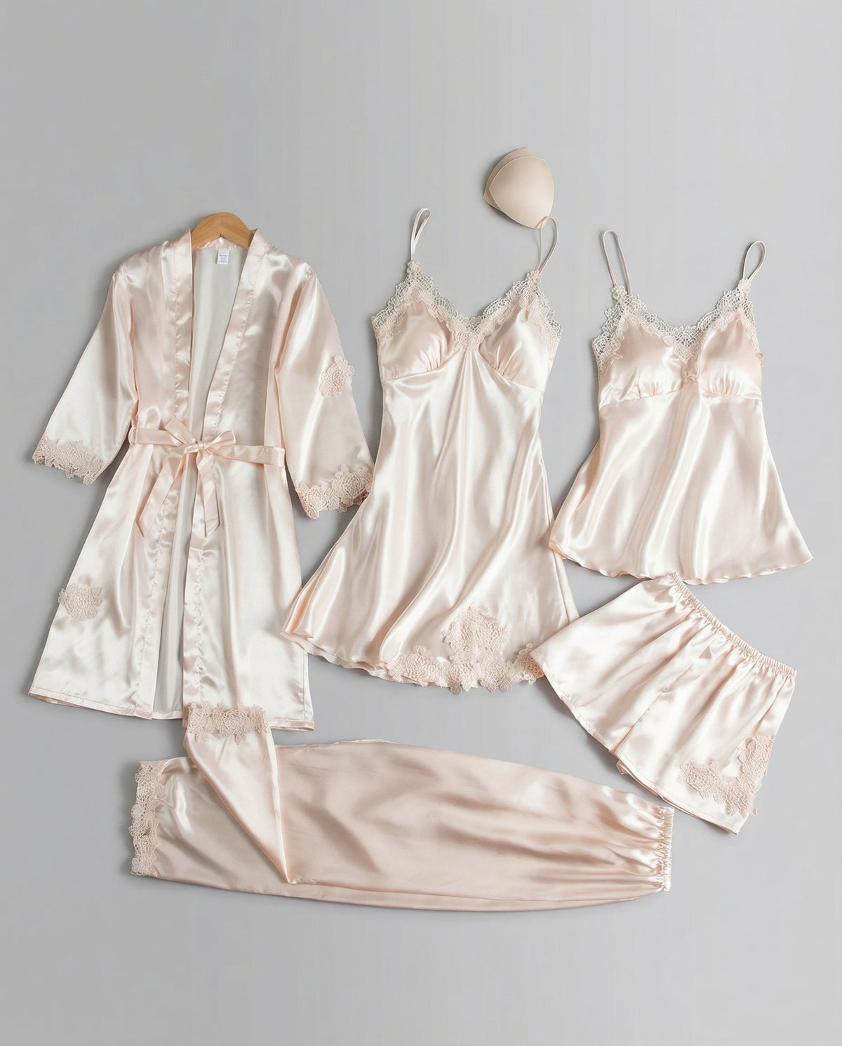 Women's Luxurious Silk Pajama Set - photo 4