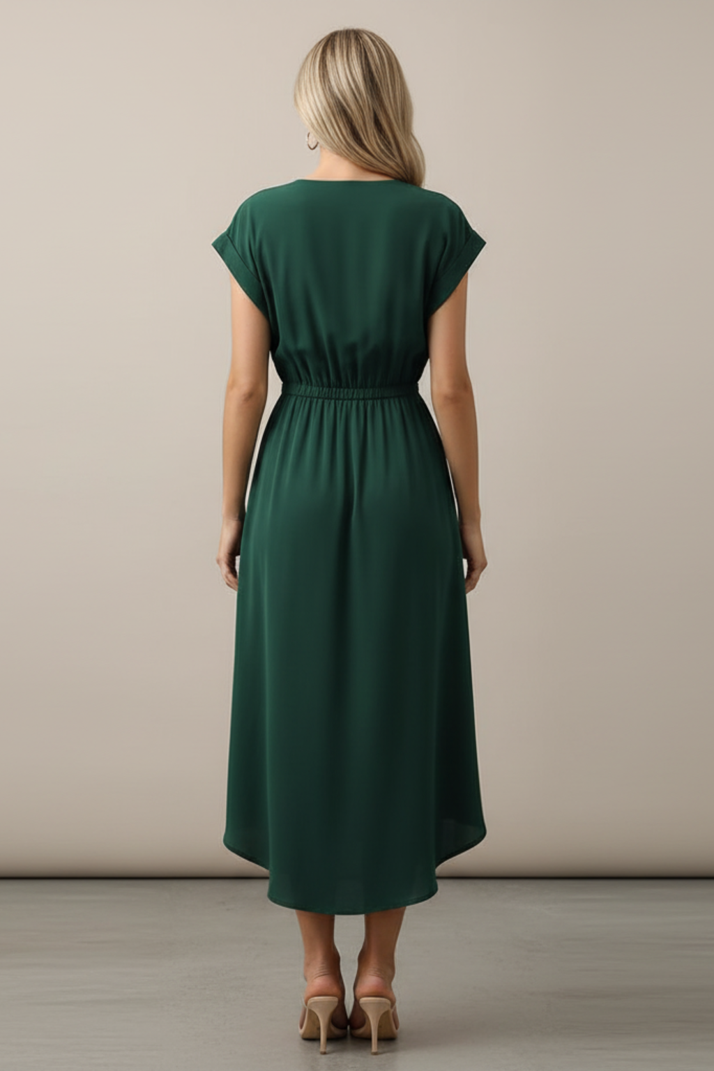 Orla | V-Neck Flattering  Midi Dress - photo 2