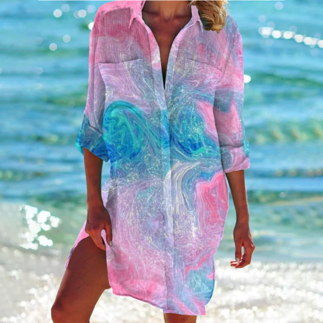 Wynne - Women's Shirt Dress with Relaxed Fit