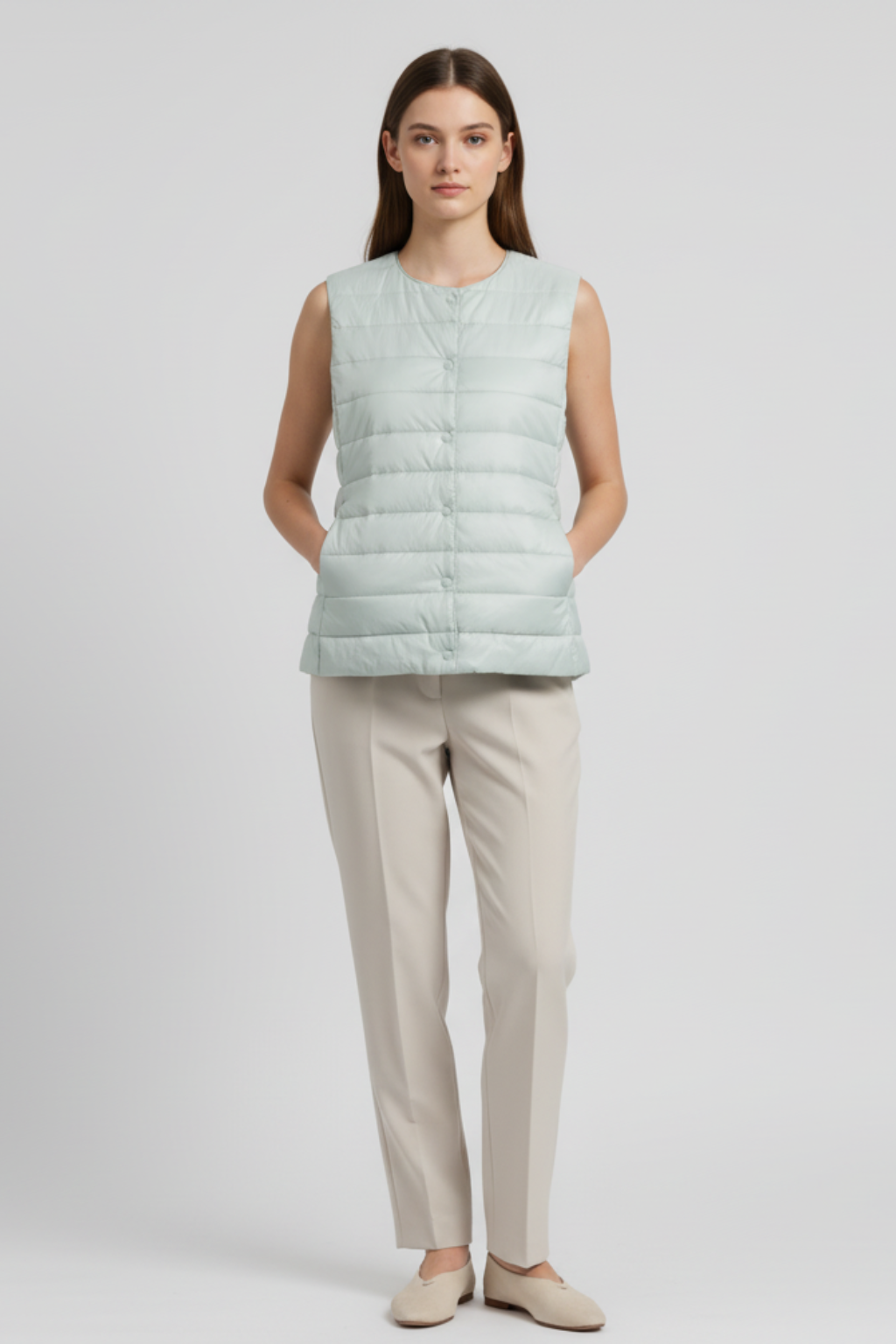 Women’s Elegant Ultra-Light Down Vest - photo 4