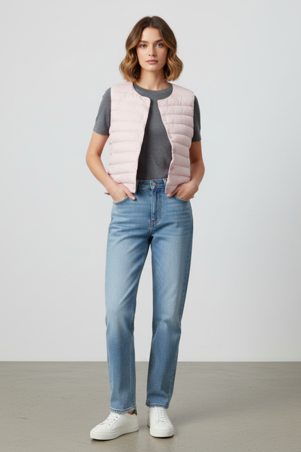 Women’s Elegant Ultra-Light Down Vest - photo 7