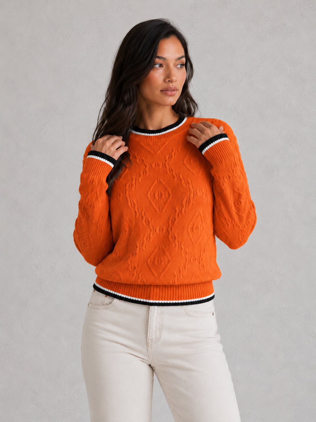 Ada - Women's Striped Knit Jumper for Casual & Everyday Wear - photo 6