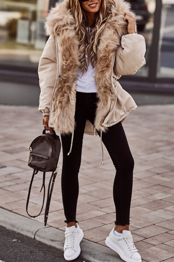 Amira - Women's Fleece-Lined Parka with Hood - photo 6