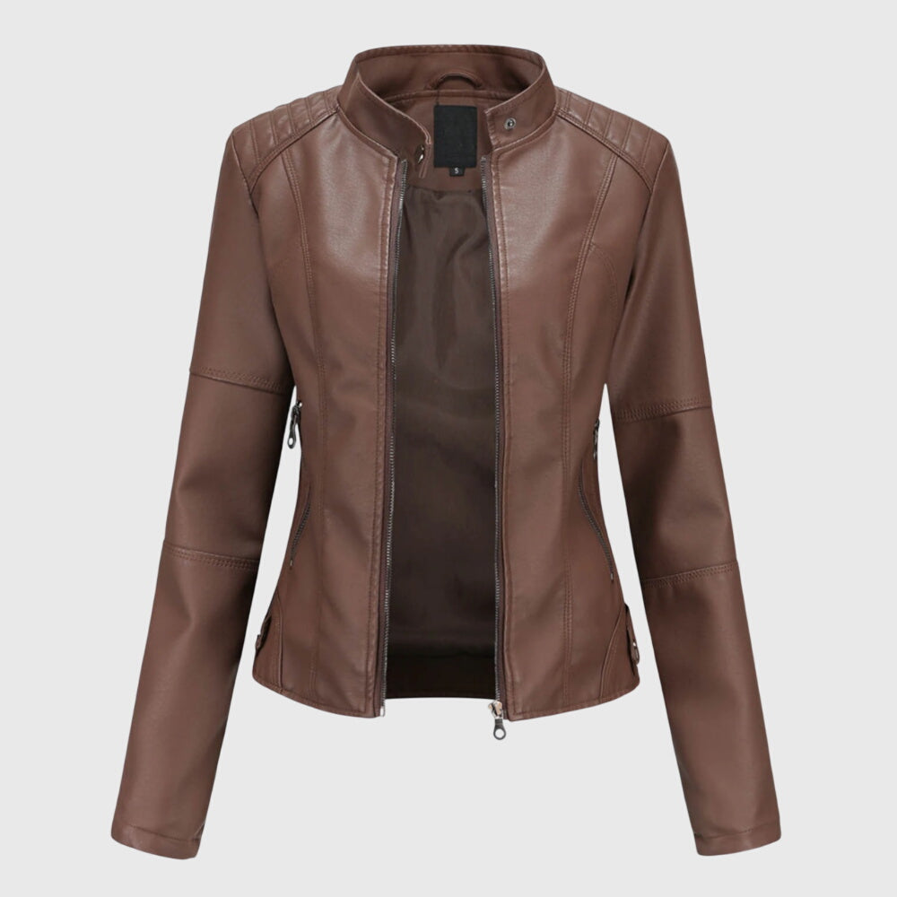Giorgina - Stylish Leather Jacket For Women - photo 2