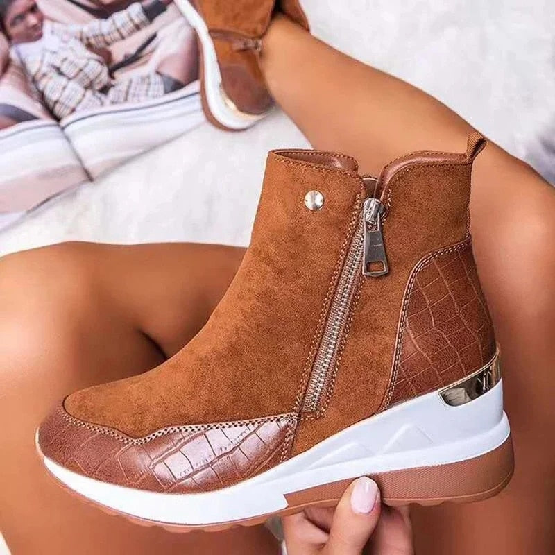Beverly - Women's Boots with Zip Front - photo 1