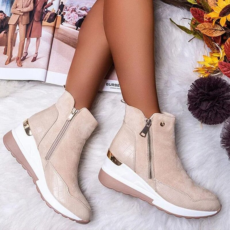 Beverly - Women's Boots with Zip Front - photo 2