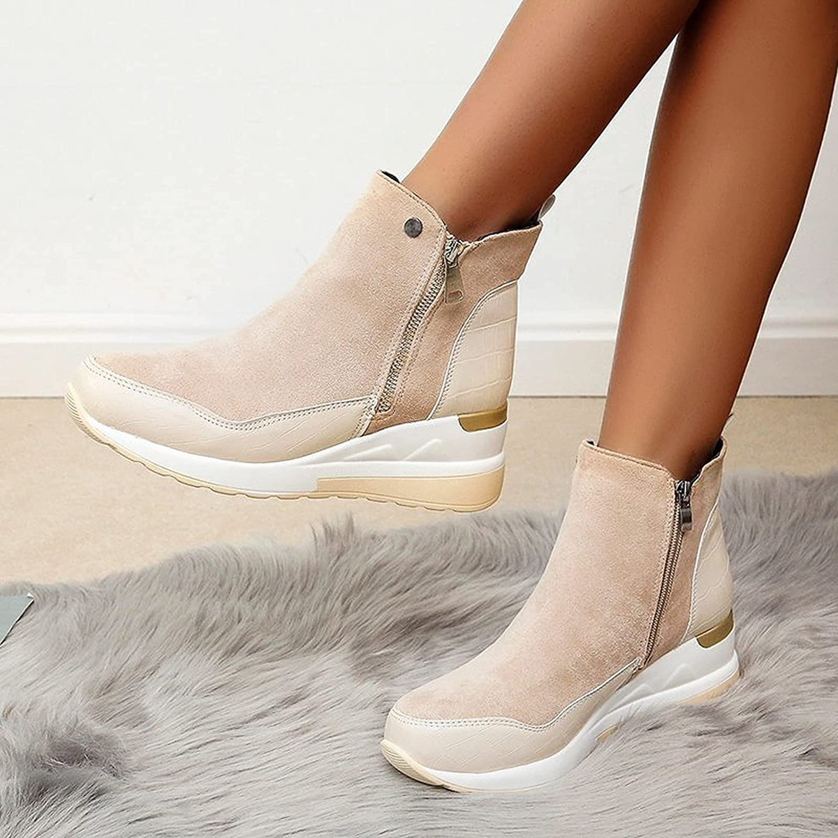 Beverly - Women's Boots with Zip Front - photo 5