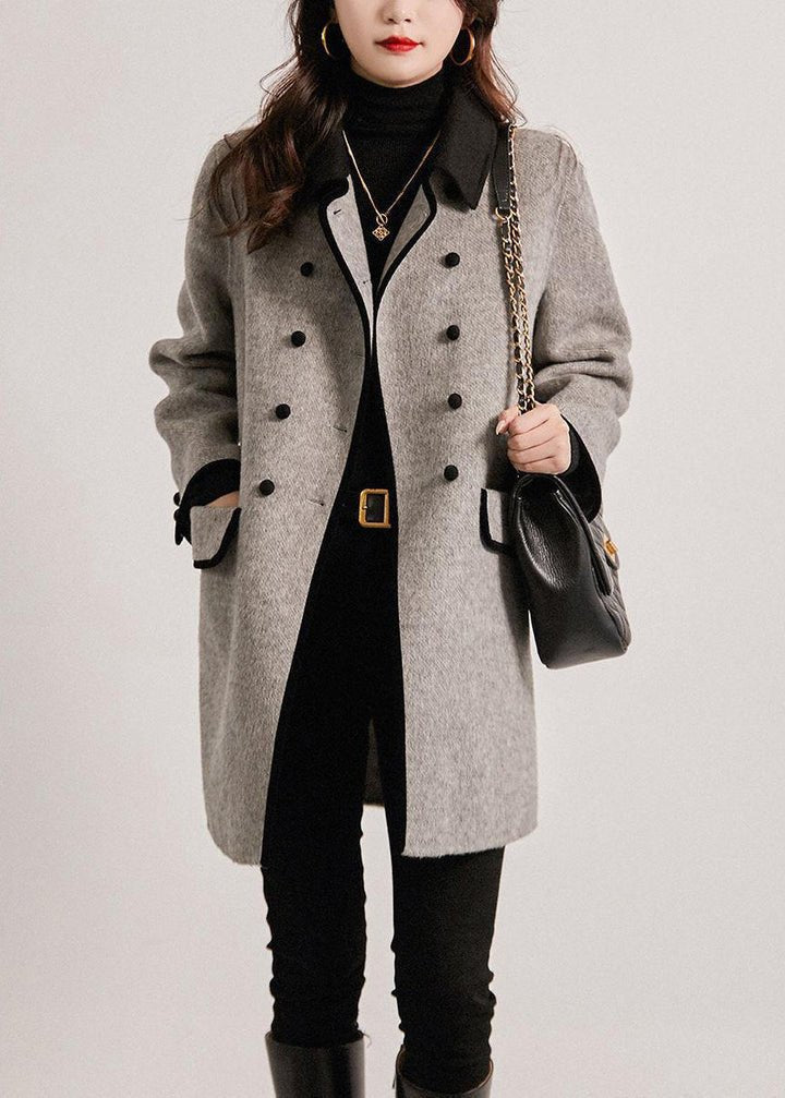 Women's Tailored Wool Coat Stylish - photo 2